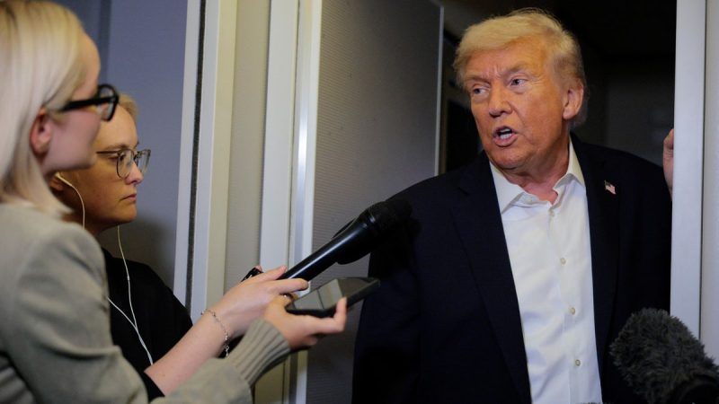 President Donald Trump, when asked about the prospect of a two-state solution for Israel and the Palestinians, declined to commit, telling reporters, ‘We’ll have to see.’ 
The comments came during a press gaggle aboard Air Force One as Trump returned home after signing a historic peace agreement that ended two years of fighting in Gaza. 
When the topic came up, Trump said he was focused on rebuilding Gaza after two years of Israeli bombardment, following the Oct. 7, 2023, massacre by Hamas. 
‘I’m not talking about a single state or double state or two state,’ Trump said, adding: ‘A lot of people like the one-state solution, some people like the two-state solution. We’ll have to see.’ 
Trump said any decision on the matter would be made in coordination with regional and international partners. 
The president concluded a whirlwind trip Monday that included a global peace summit in Egypt and a speech before the Knesset in Jerusalem earlier in the day, where he celebrated a U.S.-brokered ceasefire with Hamas.
Speaking to leaders gathered in Egypt, Trump called for a new era of harmony in the Middle East, seeking to advance broader peace in the region.
‘We have a once-in-a-lifetime chance to put the old feuds and bitter hatreds behind us,’ Trump said, urging leaders ‘to declare that our future will not be ruled by the fights of generations past.’
Leaders from dozens of countries, including from Europe and the Middle East, attended the summit. 
Trump, Egyptian President Abdel Fattah el-Sissi, Turkish President Recep Tayyip Erdogan and Qatari Emir Tamim bin Hamad Al Thani signed a document outlining a broad vision for Gaza’s future.
Twenty hostages were released Monday as part of an agreement intended to end the war in Gaza. Trump met with some of their families during his visit to the Knesset.
The moment remains fragile, however, as Israel and Hamas are still in the early stages of implementing the first phase of Trump’s peace plan.
The sides have not agreed on Gaza’s postwar governance, its reconstruction, or Israel’s demand that Hamas disarm. Negotiations over those issues could break down, and Israel has hinted it may resume military operations if its demands are not met.
Much of Gaza has been reduced to rubble, and the territory’s roughly 2 million residents continue to struggle in dire conditions. Under the deal, Israel agreed to reopen five border crossings to ease the flow of food and supplies into Gaza, parts of which are experiencing famine.
Roughly 200 U.S. troops will also help monitor and support the ceasefire deal as part of a team that includes partner nations, nongovernmental organizations and private-sector groups.
<i>The Associated Press contributed to this report.</i>
This post appeared first on FOX NEWS